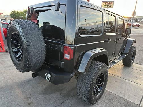 Black 2014 Jeep Wrangler Unlimited Sahara