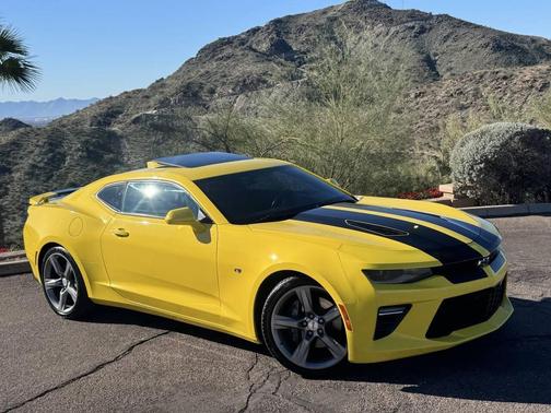 Yellow 2018 Chevrolet Camaro 1SS