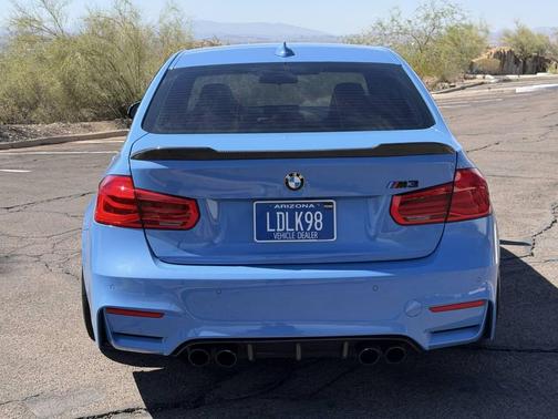 Blue 2018 BMW M3 Base
