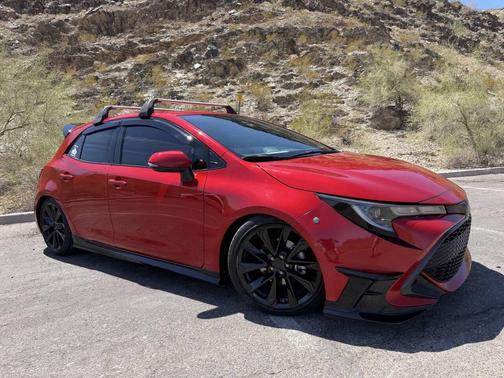 Red 2021 Toyota Corolla SE