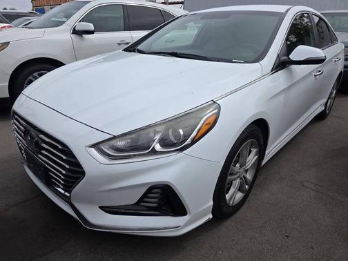 White 2018 Hyundai SONATA SEL