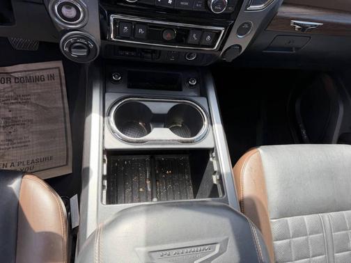 Brown 2017 Nissan Titan Platinum Reserve