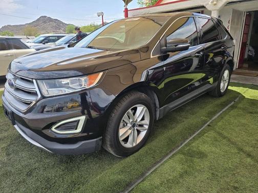 Black 2017 Ford Edge SEL
