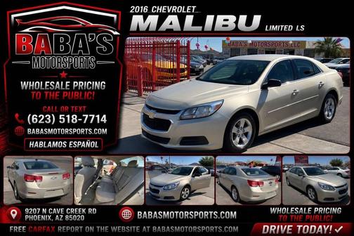 Tan 2016 Chevrolet Malibu Limited LS