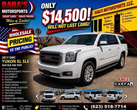 White 2017 GMC Yukon XL SLE