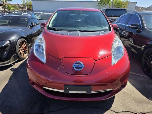 Red 2015 Nissan Leaf SV 4dr Hatchback