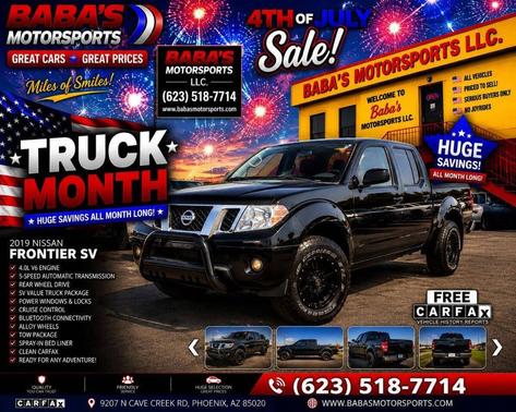 Black 2019 Nissan Frontier SV