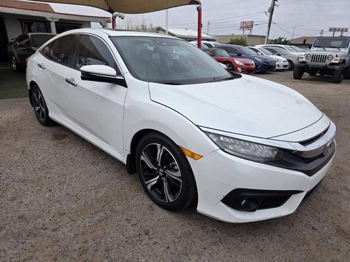 White 2017 Honda Civic Touring