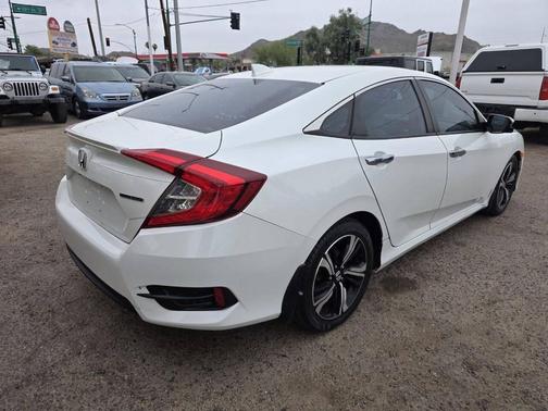 White 2017 Honda Civic Touring