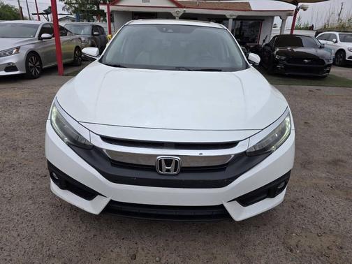 White 2017 Honda Civic Touring