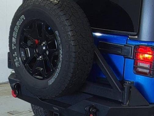 Blue 2016 Jeep Wrangler Willys Wheeler 4x4 2dr SUV