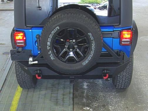 Blue 2016 Jeep Wrangler Willys Wheeler 4x4 2dr SUV