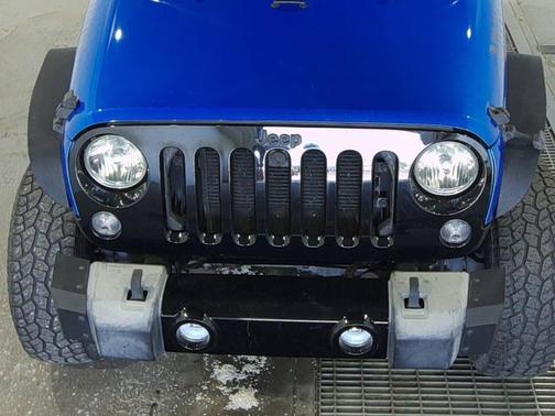Blue 2016 Jeep Wrangler Willys Wheeler 4x4 2dr SUV