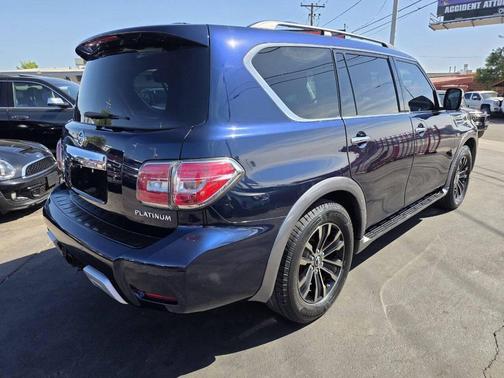 Blue 2017 Nissan Armada Platinum 4x4 4dr SUV