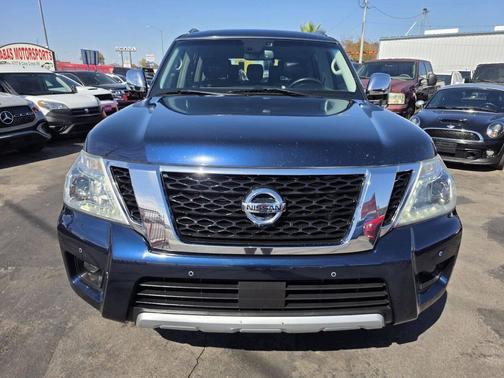 Blue 2017 Nissan Armada Platinum 4x4 4dr SUV