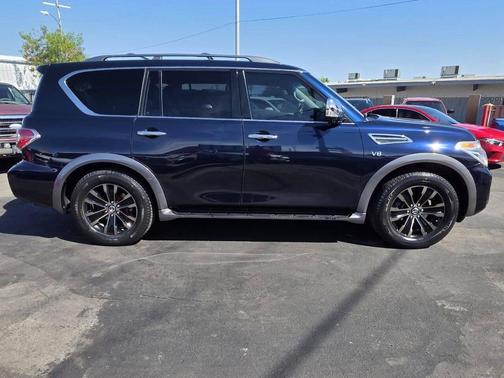 Blue 2017 Nissan Armada Platinum 4x4 4dr SUV