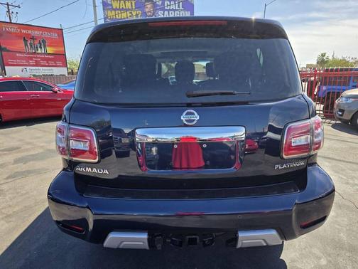 Blue 2017 Nissan Armada Platinum 4x4 4dr SUV