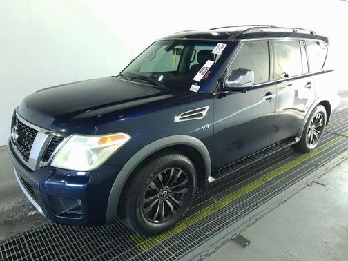 Blue 2017 Nissan Armada Platinum 4x4 4dr SUV
