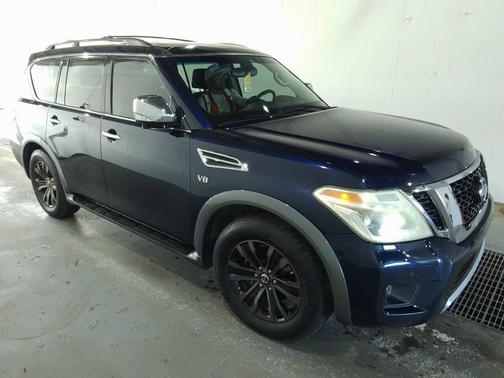 Blue 2017 Nissan Armada Platinum 4x4 4dr SUV
