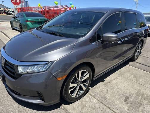 Gray 2021 Honda Odyssey Touring 4dr Mini Van