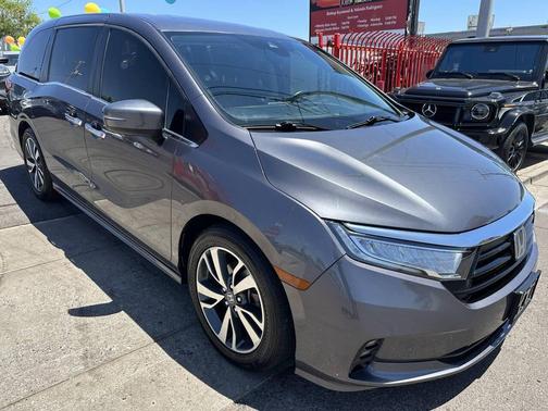 Gray 2021 Honda Odyssey Touring 4dr Mini Van