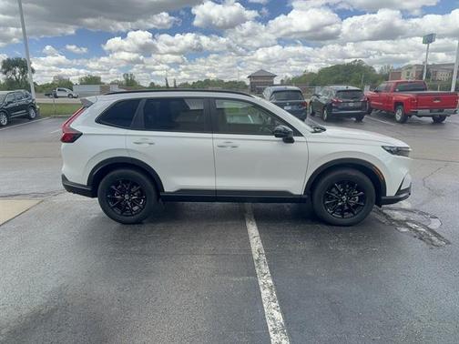 Platinum White Pearl 2026 Honda CR-V Hybrid Sport-L AWD
