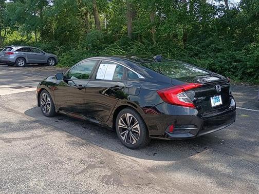 BLACK 2017 Honda Civic EX-T
