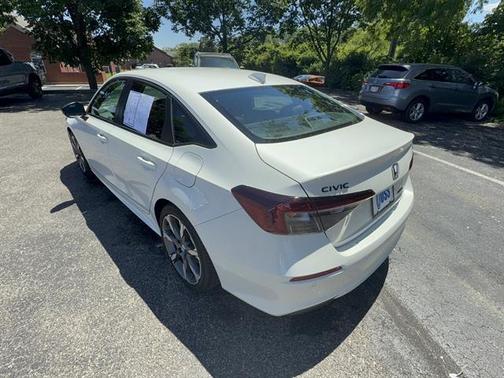 PLATINUM WHITE 2026 Honda Civic Hybrid Sport Touring