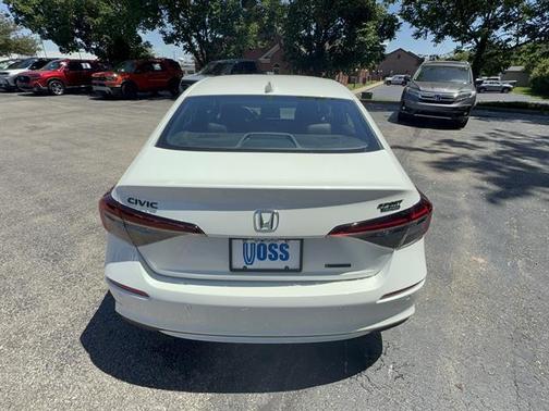 PLATINUM WHITE 2026 Honda Civic Hybrid Sport Touring