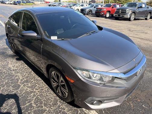 Modern Steel Metallic 2017 Honda Civic EX-L