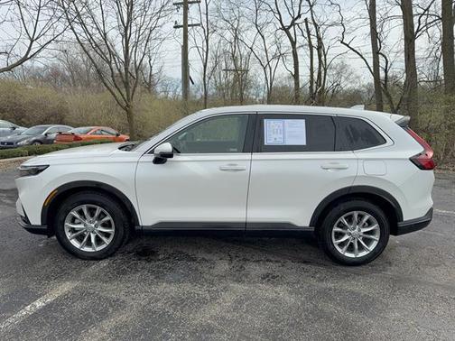 Platinum White Pearl 2025 Honda CR-V EX-L AWD