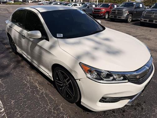White Orchid Pearl 2017 Honda Accord Sport SE