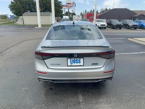 Solar Silver Metallic 2026 Honda Accord Hybrid Sport-L