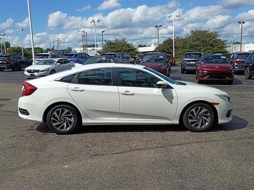 WHITE 2017 Honda Civic EX