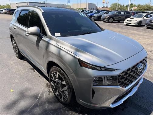 Shimmering Silver 2023 Hyundai SANTA FE Calligraphy