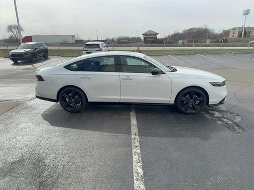Platinum White Pearl 2026 Honda Accord Hybrid Sport-L