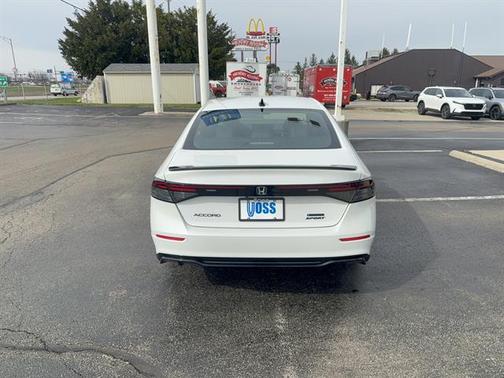 Platinum White Pearl 2026 Honda Accord Hybrid Sport-L