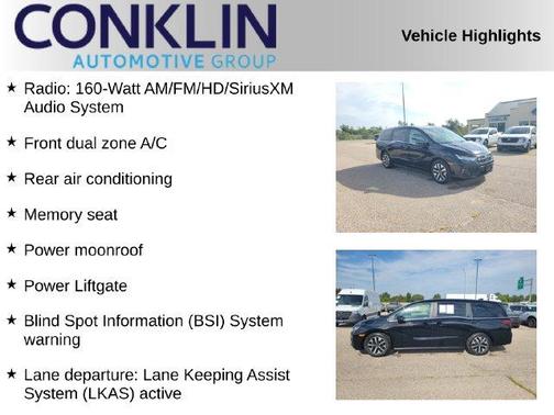 Black 2025 Honda Odyssey EX-L