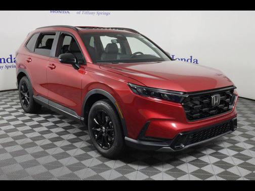 Radiant Red Metallic 2026 Honda CR-V Hybrid Sport-L AWD