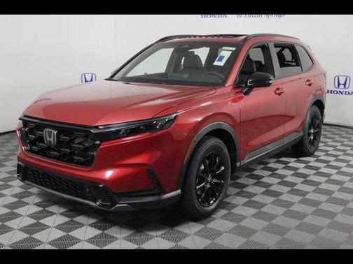 Radiant Red Metallic 2026 Honda CR-V Hybrid Sport-L AWD
