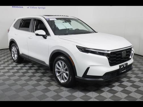 PLATINUM WHITE 2024 Honda CR-V EX-L AWD