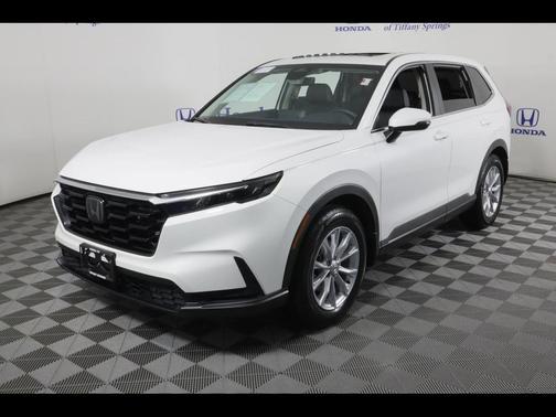 PLATINUM WHITE 2024 Honda CR-V EX-L AWD