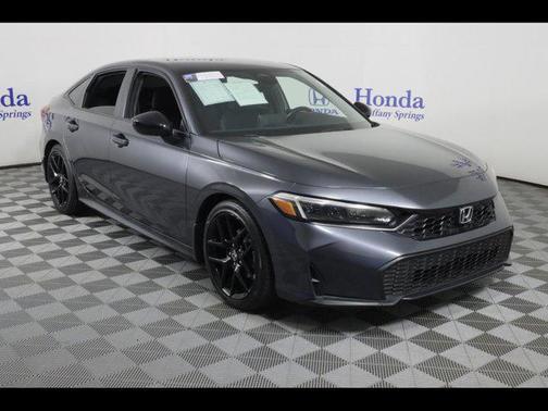 Gray 2025 Honda Civic Sport