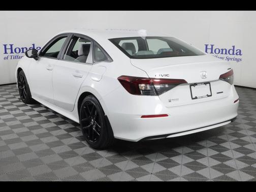 Platinum White Pearl 2026 Honda Civic Hybrid Sport