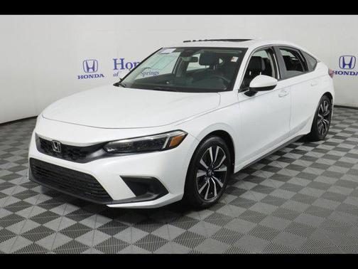 Platinum White Pearl 2024 Honda Civic EX-L