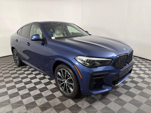 Blue Metallic 2022 BMW X6 xDrive40i