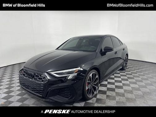 Mythos Black Metallic 2024 Audi S3 2.0T quattro Premium