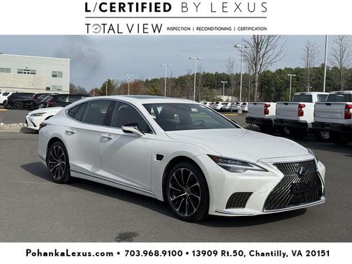 Eminent White Pearl 2023 Lexus LS 500h Base
