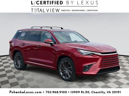 Matador Red Mica 2026 Lexus TX 550h+ Luxury