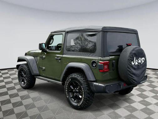 Sarge Green Clearcoat 2021 Jeep Wrangler Willys